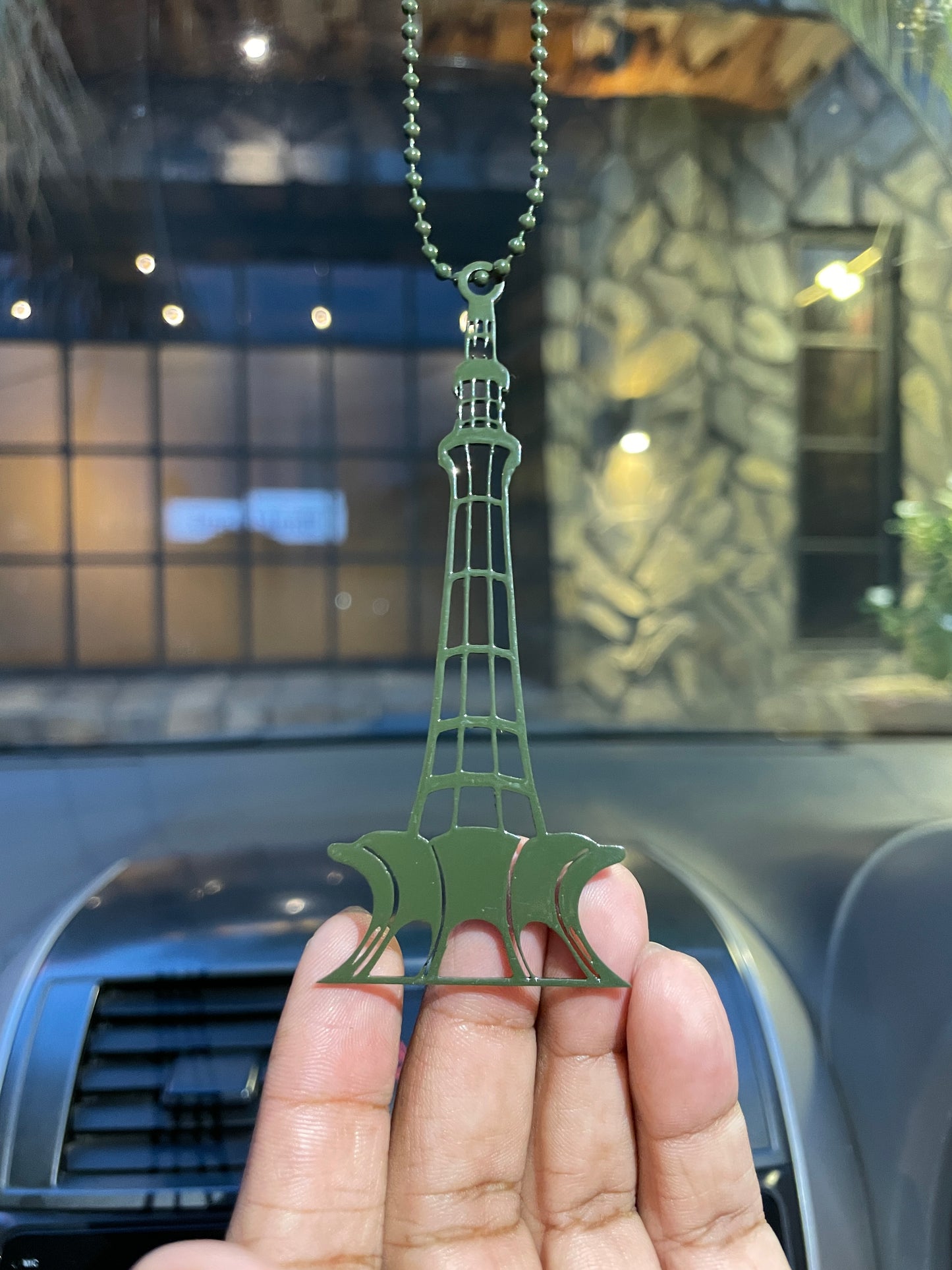 Minar-e-Pakistan Car Hanging Patriotic Car Interior Decoration